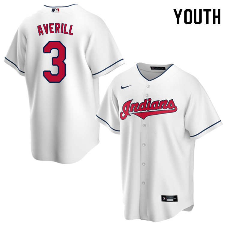 Nike Youth #3 Earl Averill Cleveland Indians Baseball Jerseys Sale-White